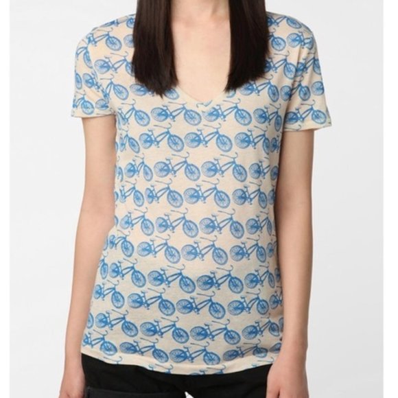 BDG Tops - BDG Urban Outfitters Bicycle Print Tee Shirt Top
